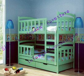 High Quality Wooden Kids Bed