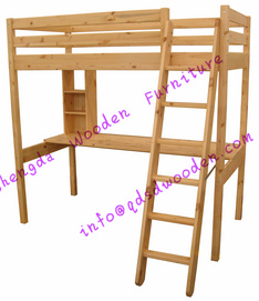 Modern Wooden Bunk Bed for Children