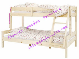 Modern Wooden Bunk Bed for Children