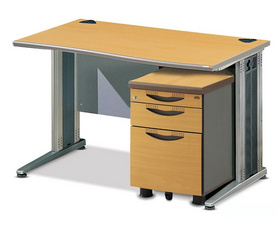 一字型办公桌 钢腿一字桌 韩式办公桌