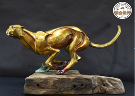 铜雕--大奔豹