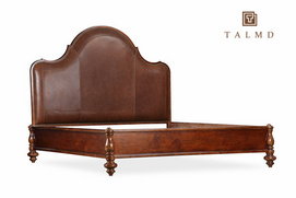 TALMD769-8 Leather double bed