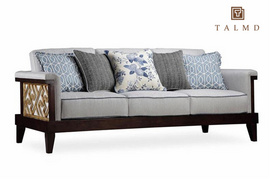 TALMD909-26  Three seat fabric sofa