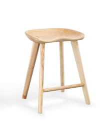 Solid wood high-quality leisure hotel living room restaurant European pastoral minimalist style shoemaker stool 114