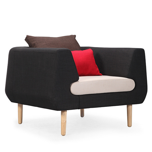 Solid wood high quality leisure hotel living room dining room European minimalist style sofa 552