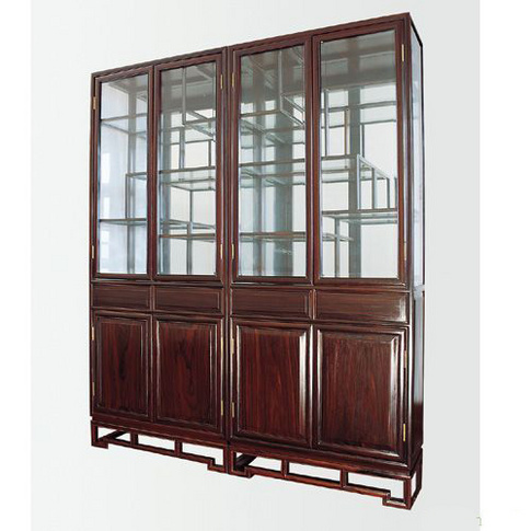 Solid Wood Classic Bookcase 01