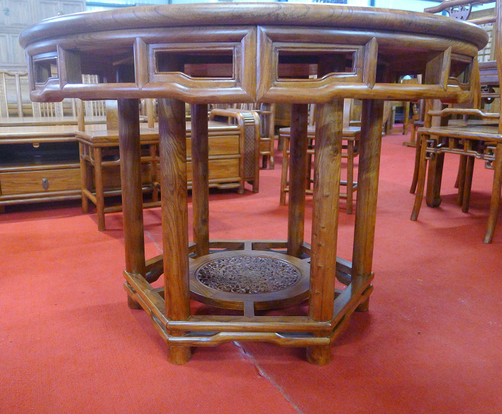 魯木匠 實(shí)木古典餐桌