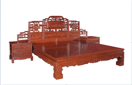 Solid Wood Lmitation Classical Composite Bed-2