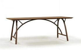 鲁木匠 实木仿古原生态系列灞桥桌