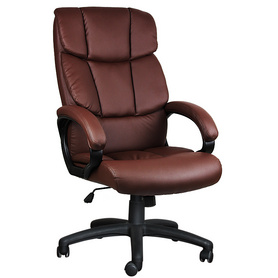 【野火】皮艺老板电脑椅 真牛皮办公大班椅 家用人体工学椅子9004