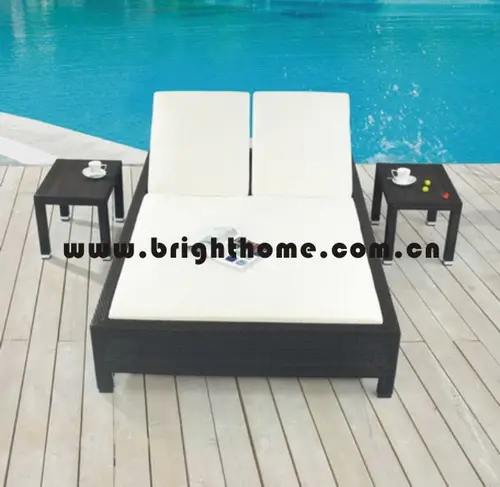 BG-MT16 Outdoor Patio Wicker Sun Lounger Beach Chair