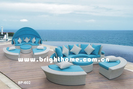 BP-602 combination wicker Patio Outdoor Leisure sofa
