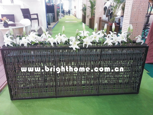 BP-F10B outdoor wicker flower pot