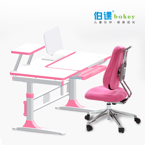 伯课bokey-K200儿童学习桌儿童书桌可升降学生写字桌子套装