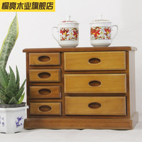 日式床邊柜現(xiàn)代宜家簡約床頭柜收納柜實木質(zhì)抽屜儲物柜收納
