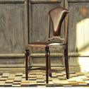 复古传统漫咖啡古典皮艺椅子欧式古典咖啡厅进口PU皮艺餐椅椅子