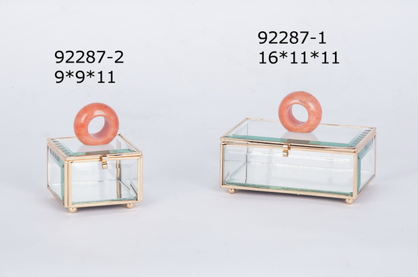 餐巾扣，饰盒DECORATIVE BOX-92287-1&92287-2