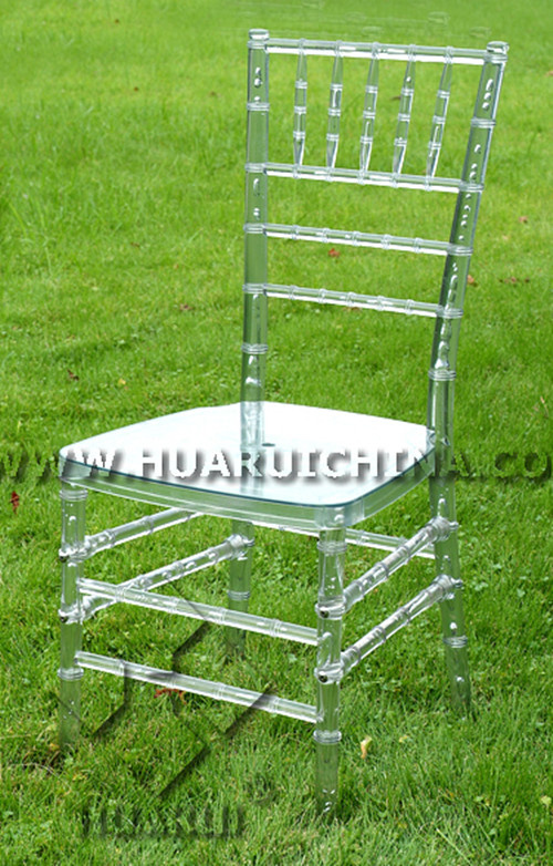 Knocked Down Wedding Clear Resin Chiavari Chair