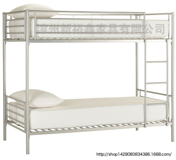 Simple dormitory bunk beds metal