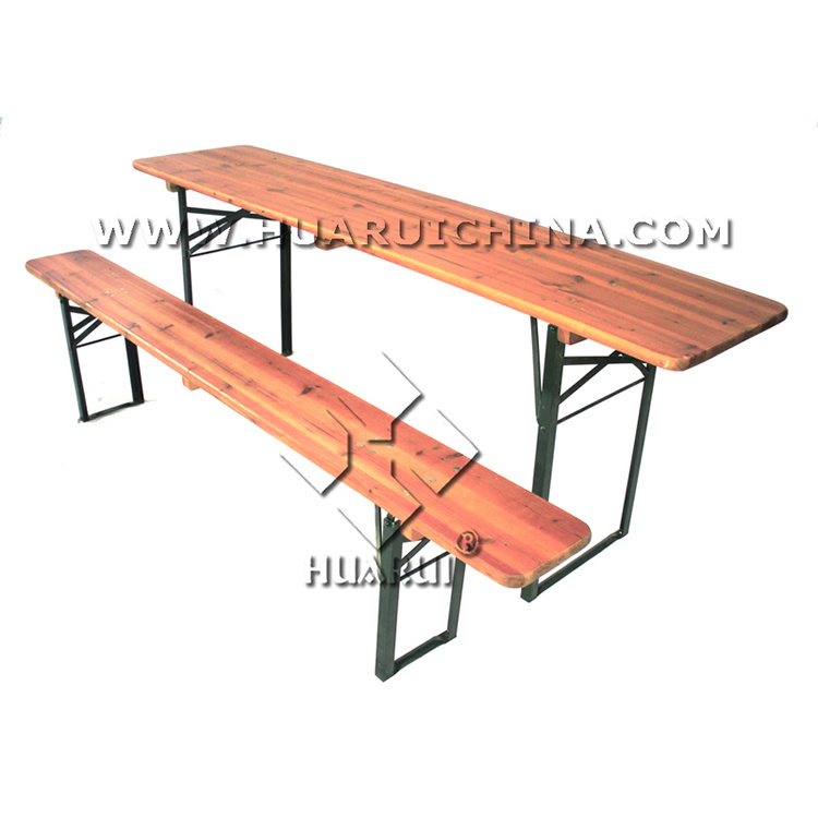 Wooden Folding Beer Table Set/Beer Table and Bench