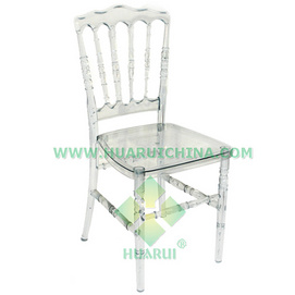 Crystal clear acrylic transparent napoleon chair