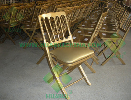 Gold Folding Wood Chiavari Chair