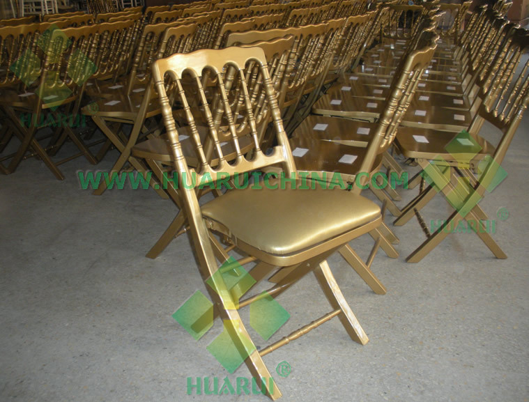 Gold Folding Wood Chiavari Chair