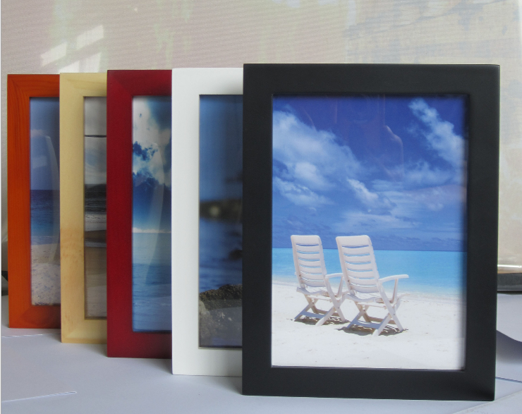 hot sale solid pine wood photo frame