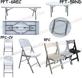 Outdoor Folding Plastic Table And Chair