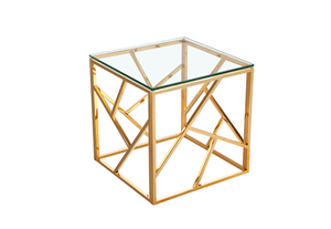 Shinning end  table - Golden rose茶几