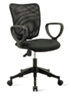 QM-B-132A-3 Black Rotating Office Chair