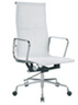 QM-B-134A-1  White Rotating Office Chair