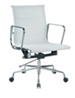 QM-B-134A-2 White Rotating Office Chair
