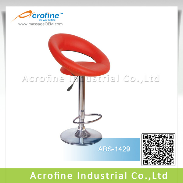 Acrofine Hot Selling Red Color used swivel bar stools ABS-1429