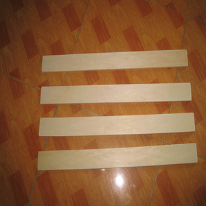 工厂生产供应杨木 桦木 松木 榉木床板条 排骨条 贴纸床板条