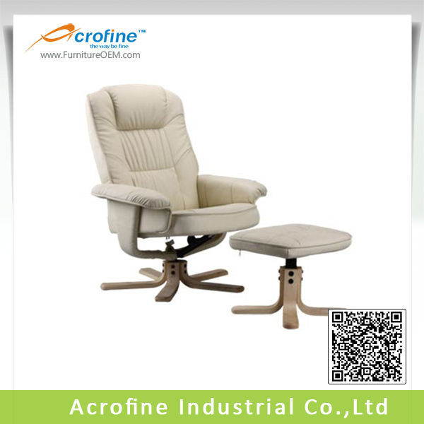 Acrofine morden recliner chair with wooden base ARL 8006