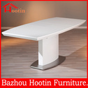 high quality new model modern white extendable dining tables桌