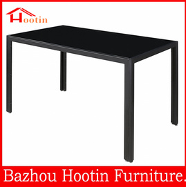 modern design popular style hot sale tempered glass dining table