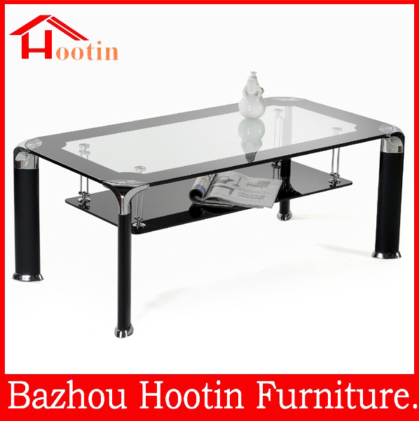 2015 hot sale new design luxury glass coffee table几