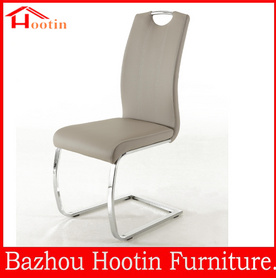 simple style comfortable modern high back leather dining chairs椅