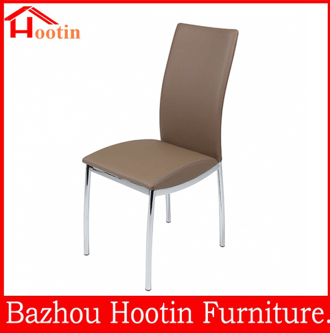wholesale cheap new style leather modern stainless steel dining chair