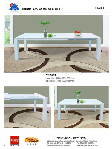 YS2463 EXTENSION DINING TABLE餐桌