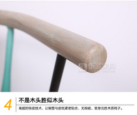 鐵椅彩色圈椅餐廳椅工業(yè)風椅子