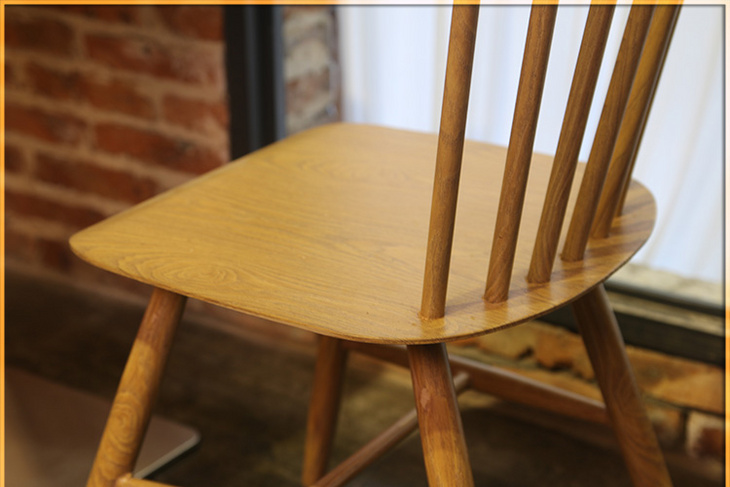 艺餐椅竖琴椅铁温莎椅设计师椅北欧风格靠背椅金属椅