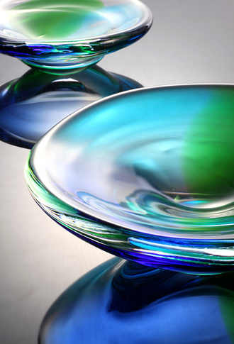 Crystal glass colorful