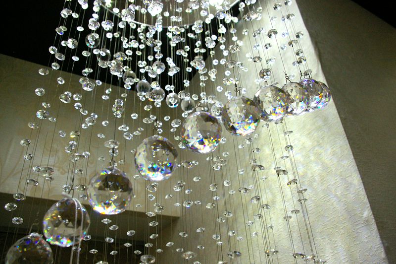 旋转水晶吊灯吸顶灯