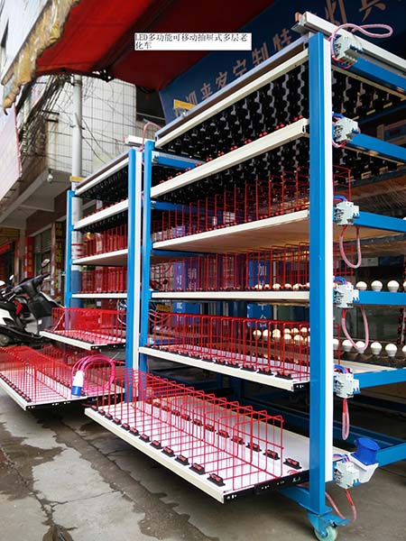 LED多功能可移动抽屉式多层老化车