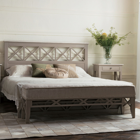 Simple European Style Double Bed