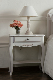 Simple European Style One-drawing Bedside Table