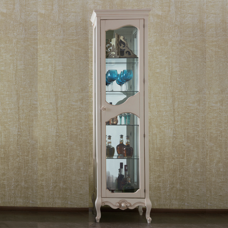 Simple Europe One Door Glass Cabinet